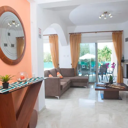 Stunning New Beach Front Villa,1st Line To The Beach, Large Pool, Wonderful Area Argáka