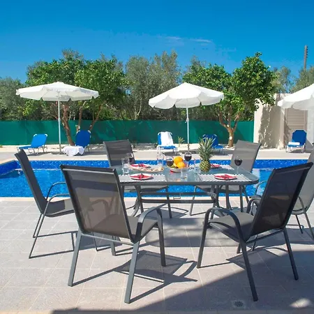 Stunning New Beach Front Villa,1st Line To The Beach, Large Pool, Wonderful Area Argaka